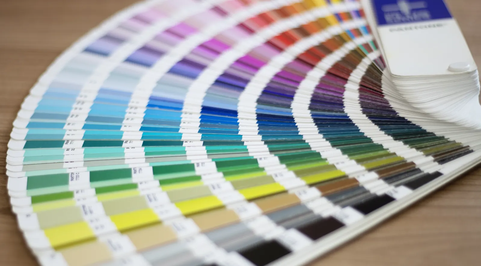 Colour matching at BR Apparel in Bradford ahead of a Native Spirit branding order