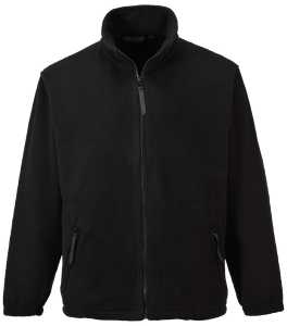 Portwest Argyll heavy fleece jacket in black